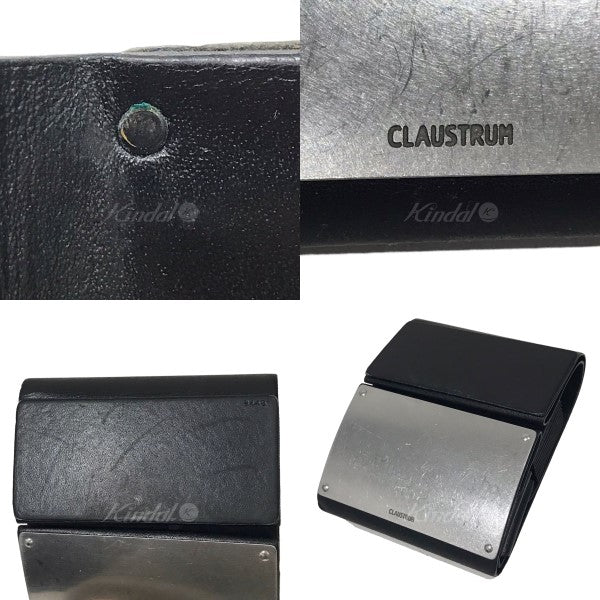 CLAUSTRUM(クラウストルム) 二つ折りウオレット ARTICULAR WALLET SILVER アーティキュラーウォレット