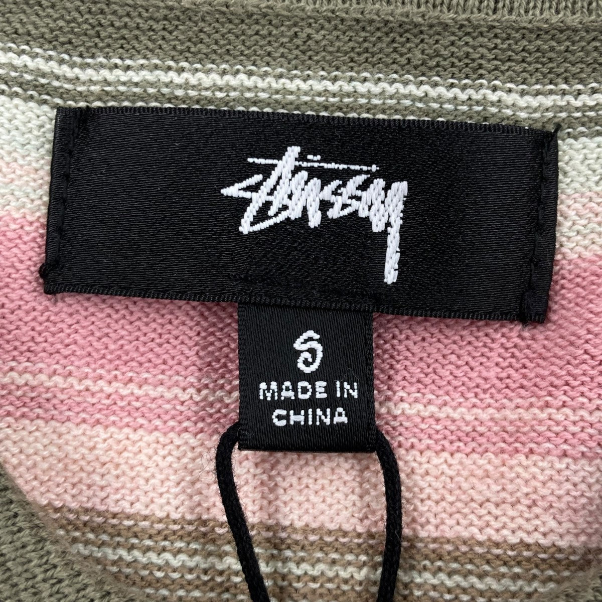 stussy(ステューシー) Knit Stripe Poloニットポロシャツ117090