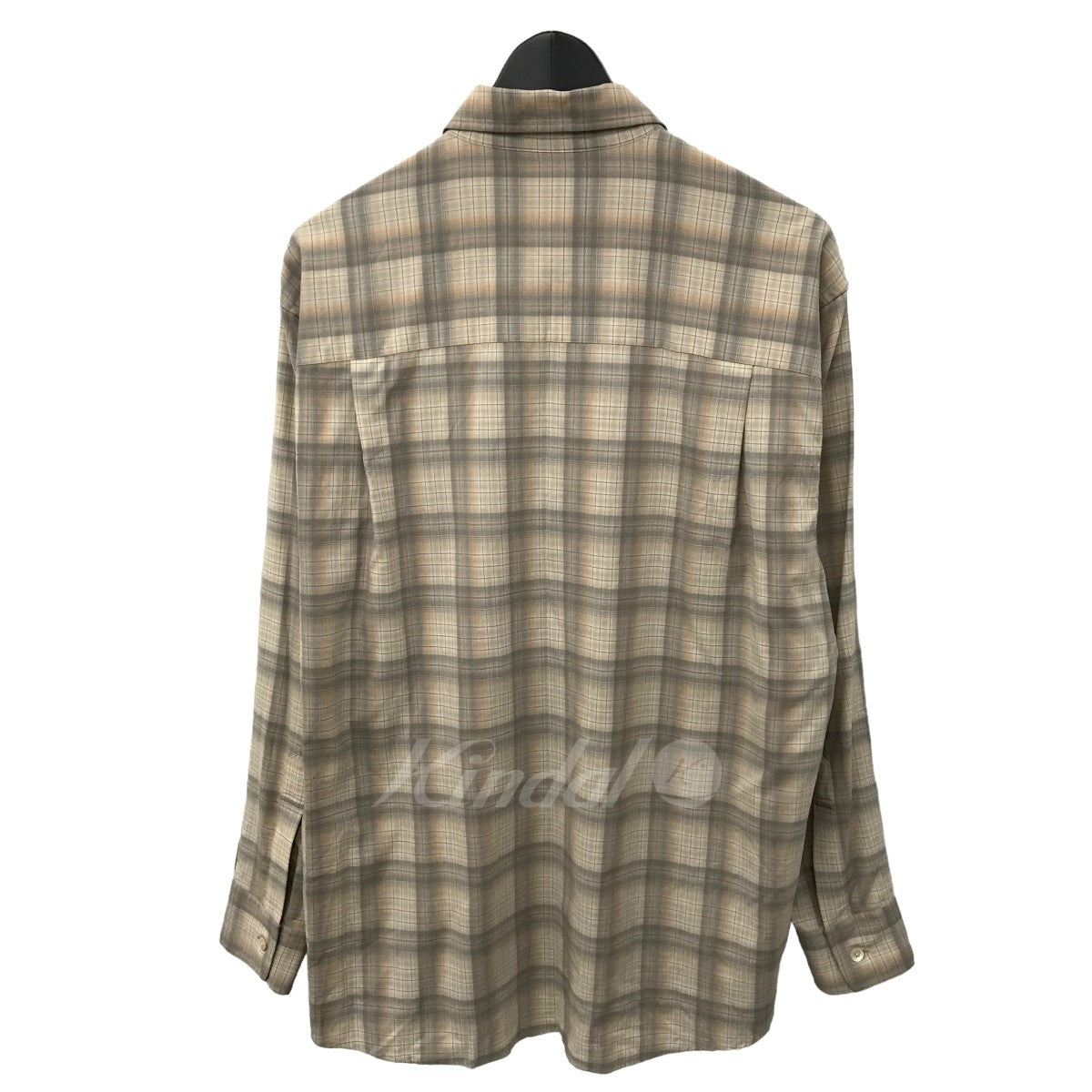 AURALEE(オーラリー) SUPER LIGHT WOOL CHECK SHIRTS チェックシャツ ...