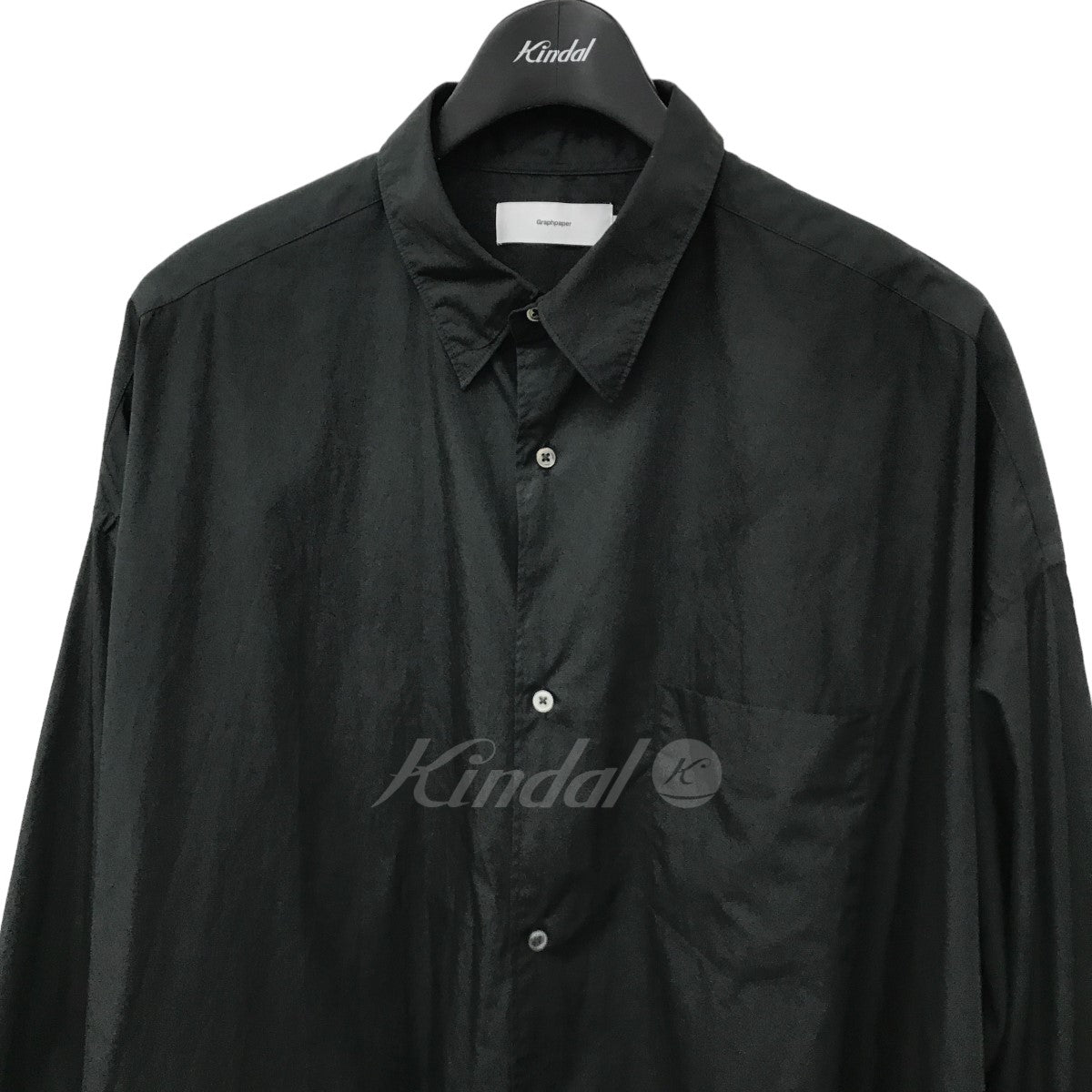 Graphpaper(グラフペーパー) 23AW Broad L／S Oversized Regular Collar Shirt