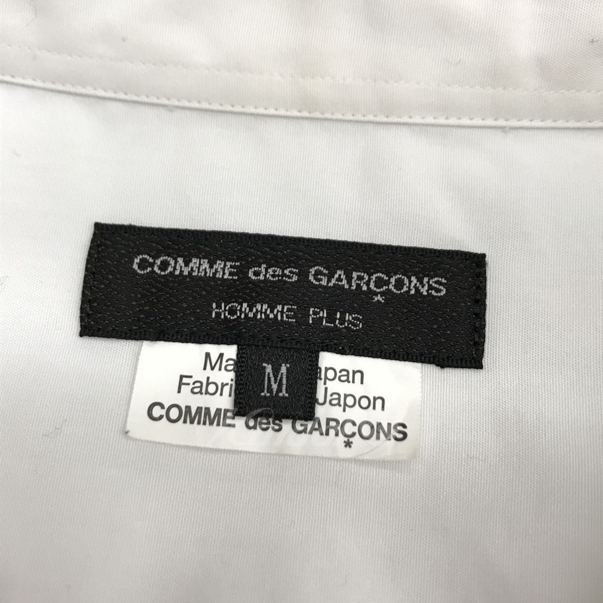 COMME des GARCONS HOMME PLUS(コムデギャルソンオムプリュス) ウール切替ロングシャツ PO-B038 AD2014  PO-B038 ホワイト サイズ M｜【公式】カインドオルオンライン ブランド古着・中古通販【kindal】