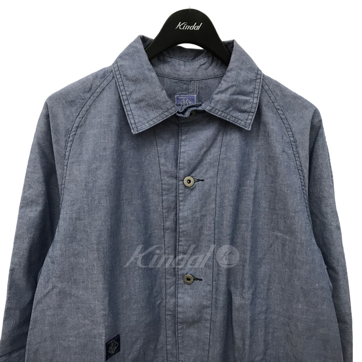 肩幅46cm未使用POST O'ALLS shawl collar DENIM JACKET - ジャケット ...