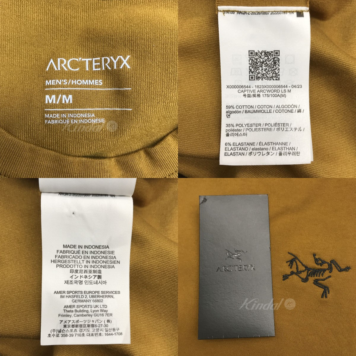 ARC’TERYX(アークテリクス) CAPTIVE ARC’WORD LS ロングスリーブTシャツ X000006544