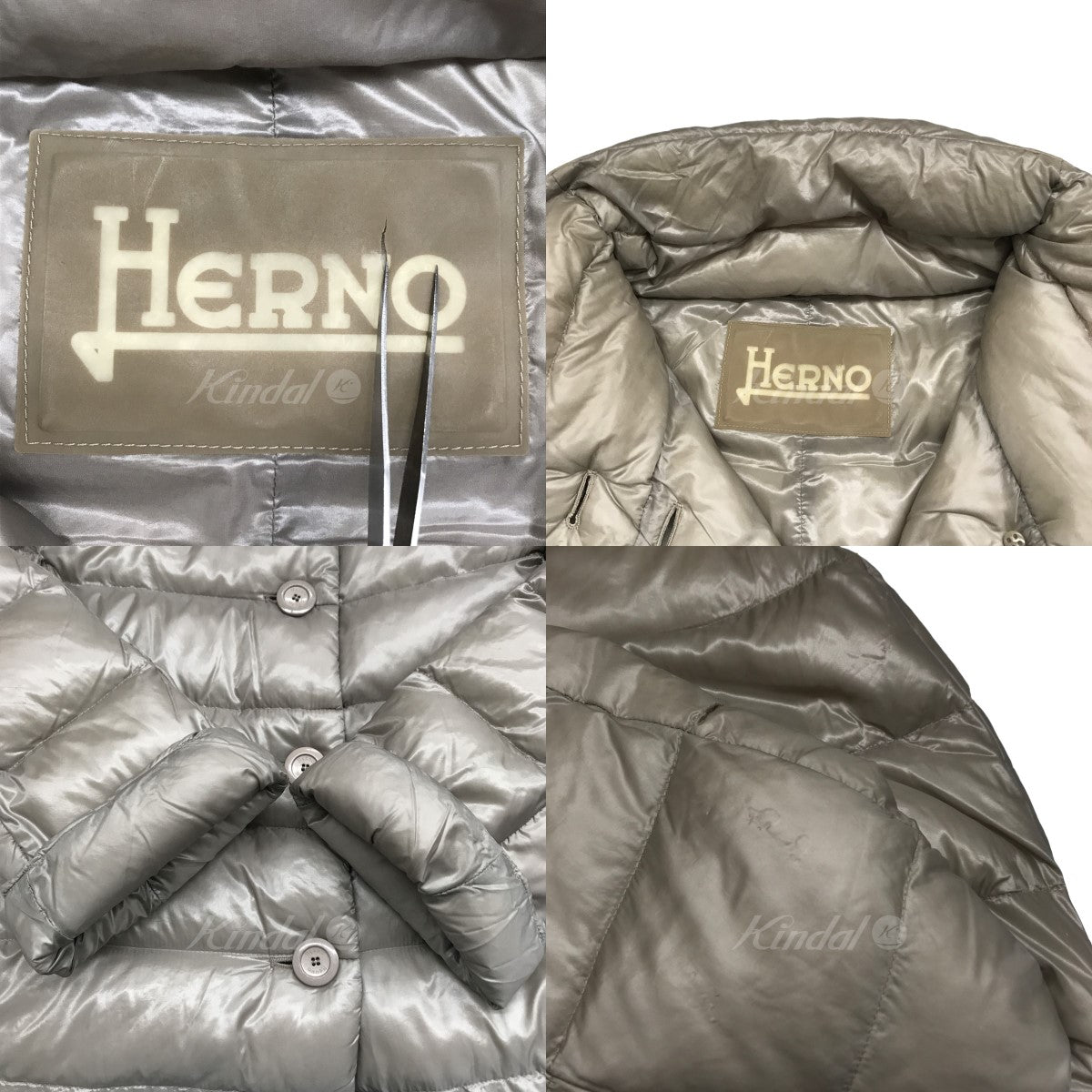 HERNO(ヘルノ) LAVJAP ダウンコート 21336-DP-12017-2600 21336-DP-12017-2600 ベージュ サイズ  15｜【公式】カインドオルオンライン ブランド古着・中古通販【kindal】