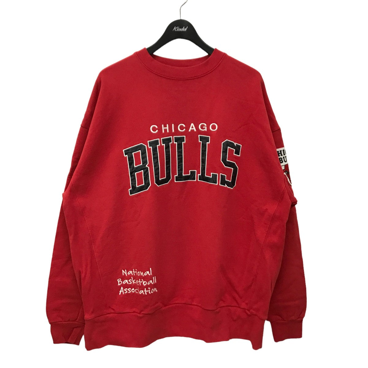 BIGウラケプルオーバーLS CHICAGO BULLS クルーネックスウェット