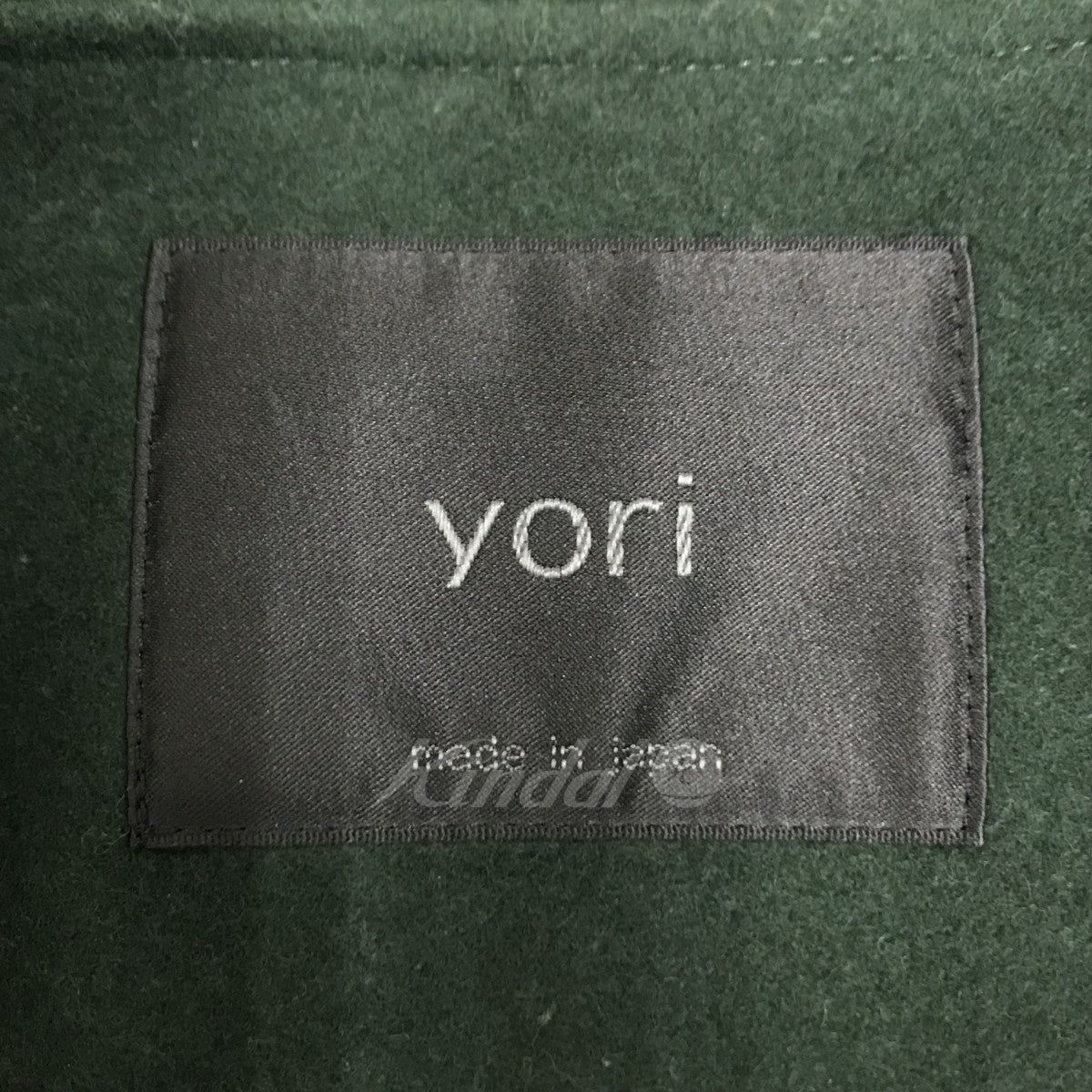 ウールメルトンノーカラーコート YR1825-091AT