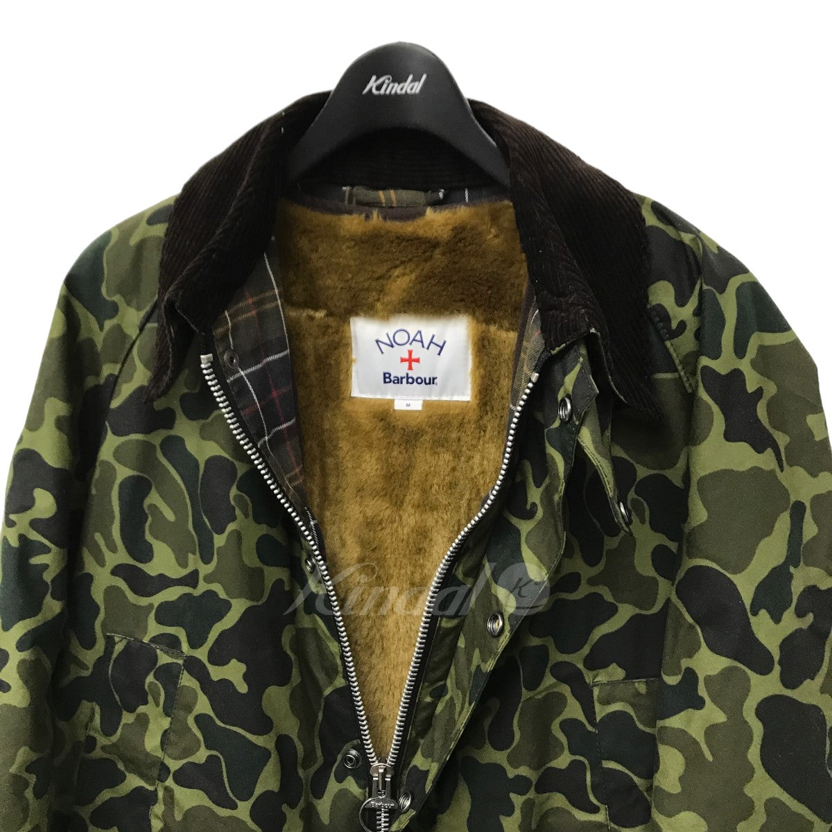 Barbour×Noah CAMO BEDALE カモ柄 ビデイルジャケット オリーブ サイズ