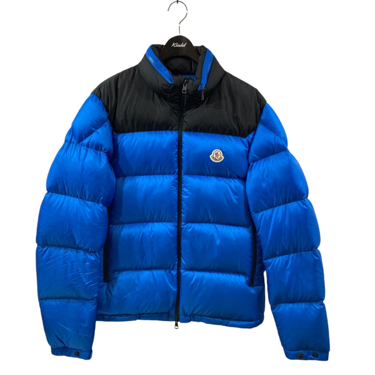 MONCLER(モンクレール) 22AWPEUPLIERダウンジャケットH20911A00147 H20911A00147 ブルー×ブラック サイズ 3｜【公式】カインドオルオンライン  ブランド古着・中古通販【kindal】