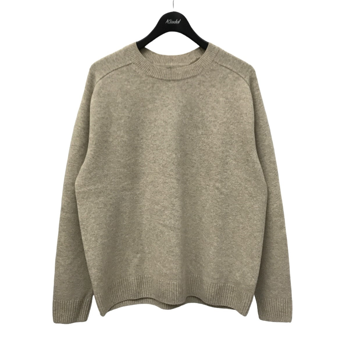 BATONER(バトナー) FLEECE WOOL CREW NECK ウールニット BN-20FM-038 BN-20FM-038 ベージュ サイズ  2｜【公式】カインドオルオンライン ブランド古着・中古通販【kindal】