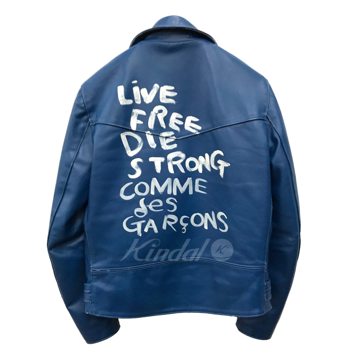 Lewis Leathers×COMME des GARCONS AD2022 ライトニング ダメージ加工