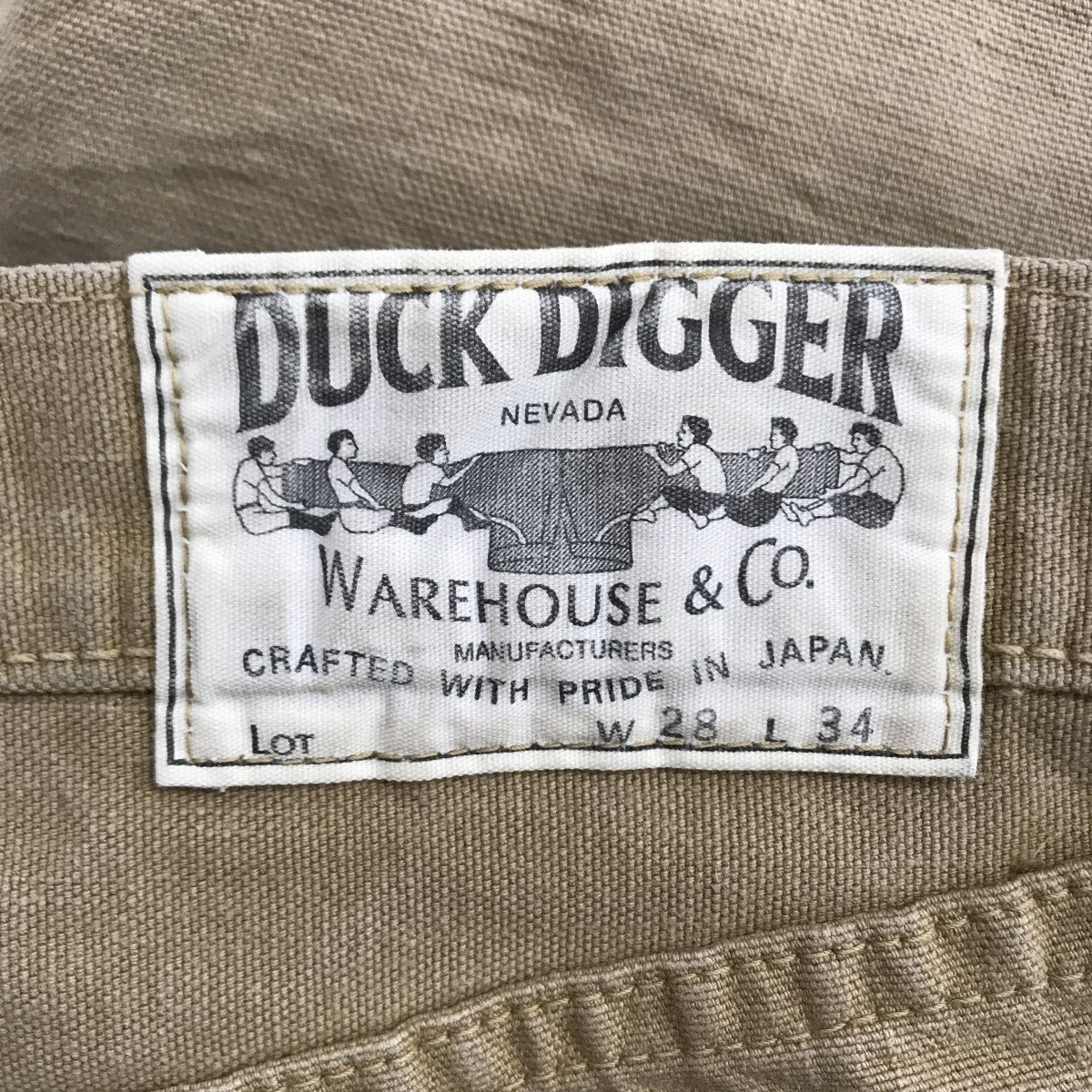 WAREHOUSE(ウエアハウス) DUCK DIGGER ワークパンツ