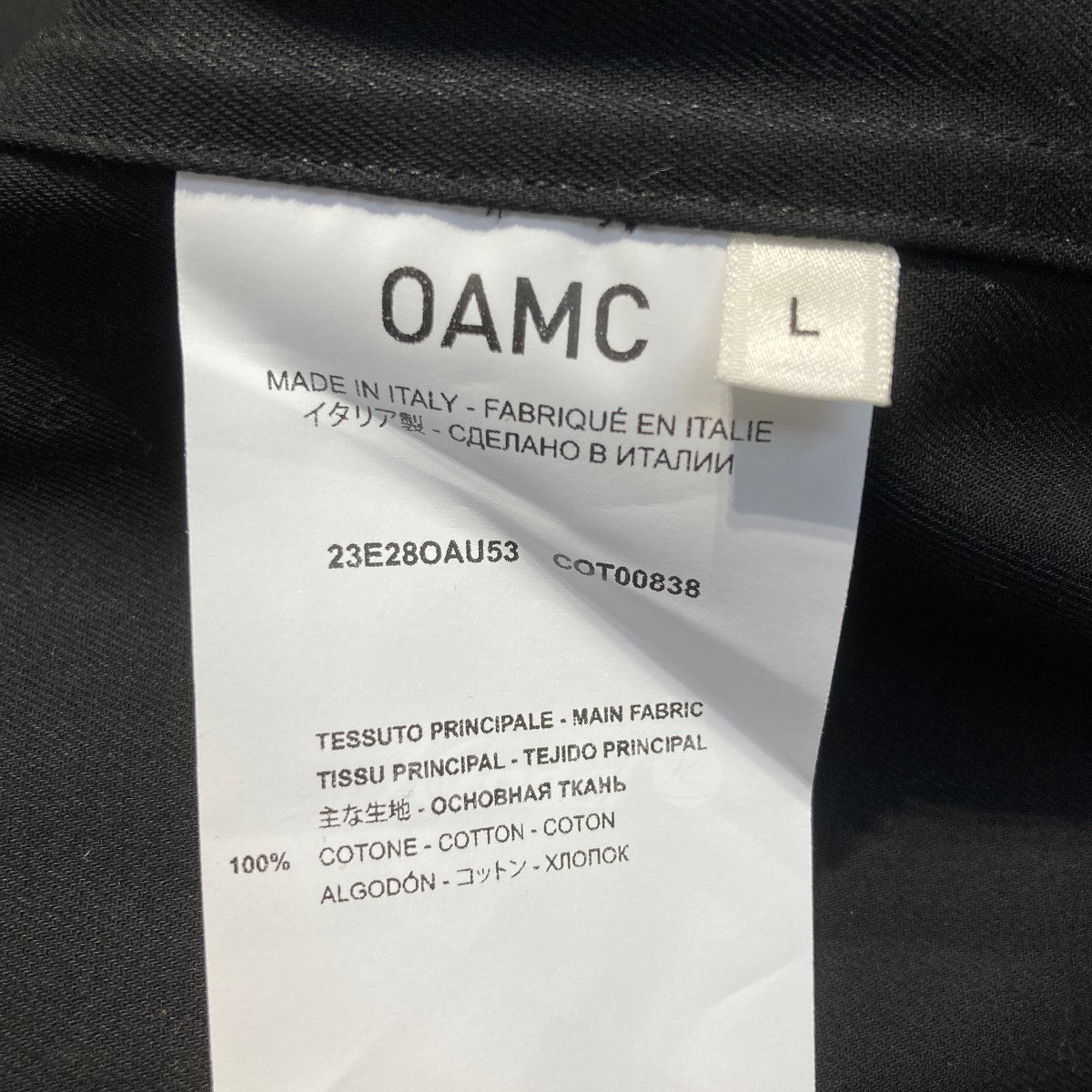 得価お買い得OMAC 18SS Lowers Shirt シャツ・ブルゾン ジャケット・アウター