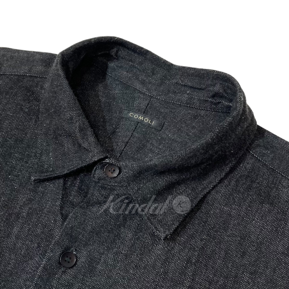 comoli 24SS デニムシャツ 黒 サイズ3 新品エレクトリックコテージ