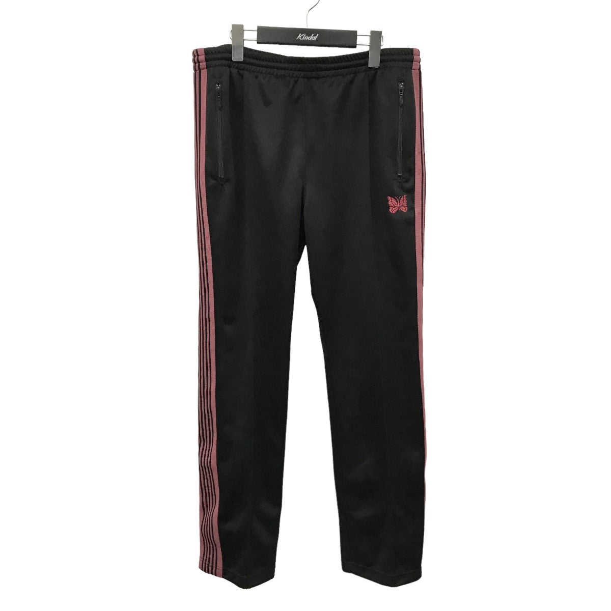 Needles(ニードルス) 22AW Narrow Track Pant Poly Smooth トラックパンツ LQ230 LQ230  ブラック×ピンク サイズ L｜【公式】カインドオルオンライン ブランド古着・中古通販【kindal】