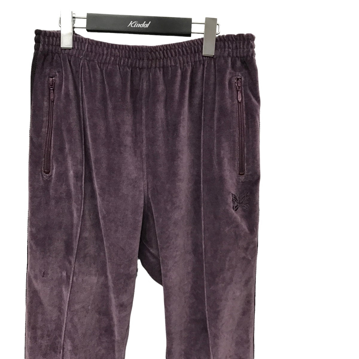 Needles(ニードルス) 22AW Narrow Track Pant C／Pe Velour ベロアトラックパンツ LQ236 LQ236  パープル サイズ L｜【公式】カインドオルオンライン ブランド古着・中古通販【kindal】