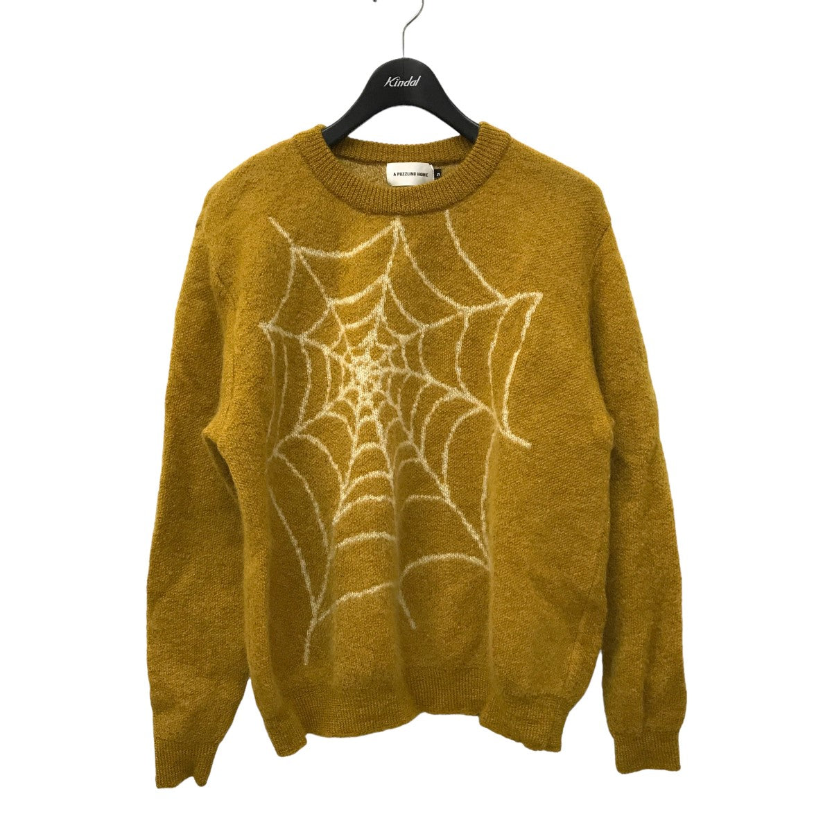 SPIDER WEB JACQUARD KNIT モヘアニット