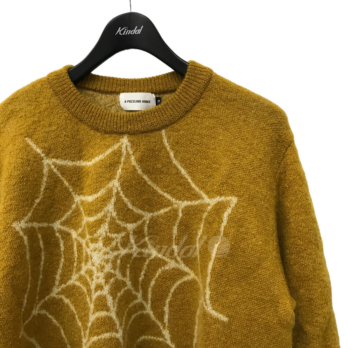 SPIDER WEB JACQUARD KNIT モヘアニット
