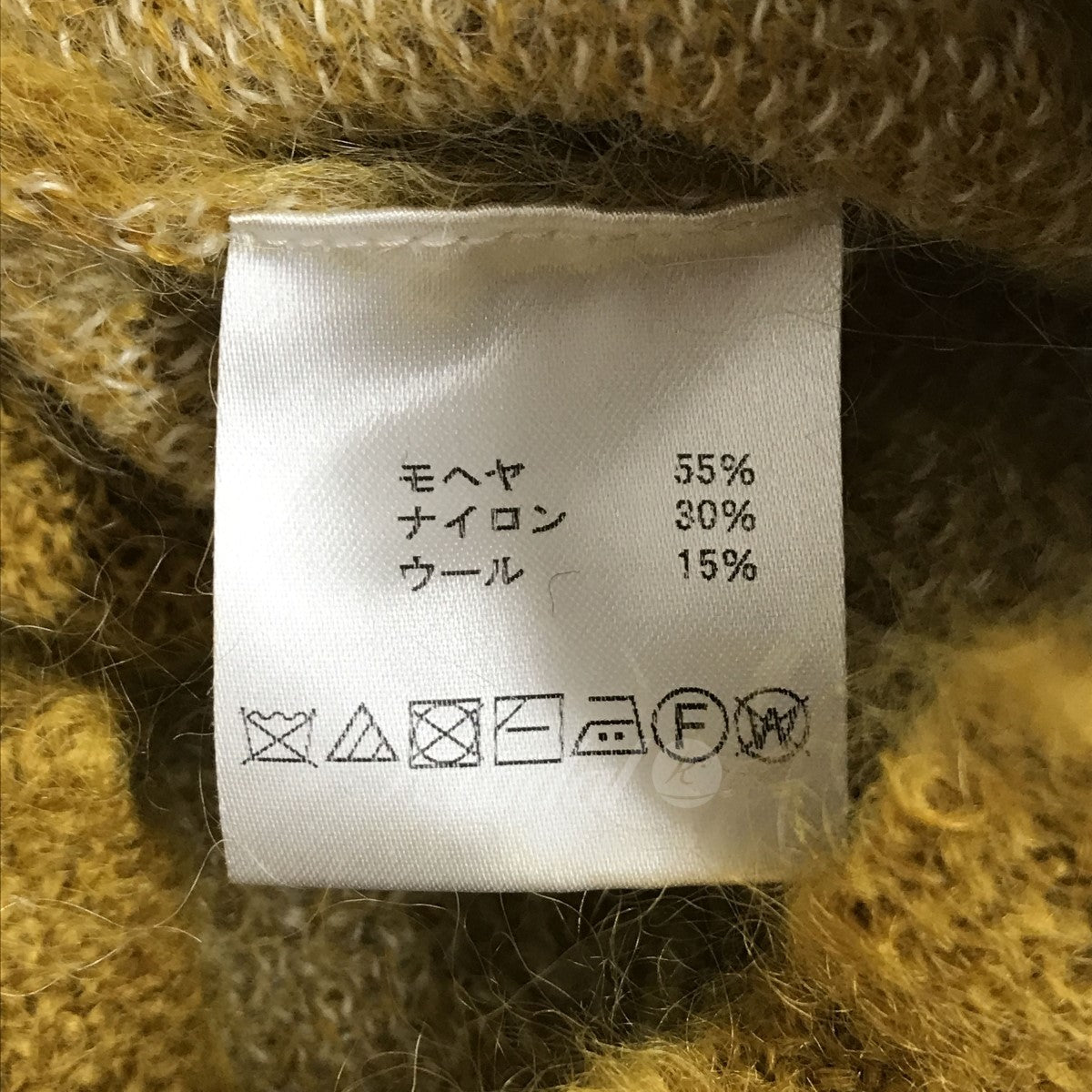 SPIDER WEB JACQUARD KNIT モヘアニット