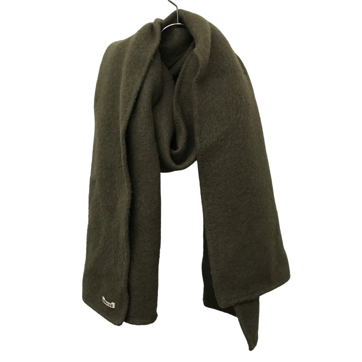 AURALEE(オーラリー) BRUSHED ALPACA WOOL MELTON LARGE STOLE 大判ストール マフラー  カーキ｜【公式】カインドオルオンライン ブランド古着・中古通販【kindal】