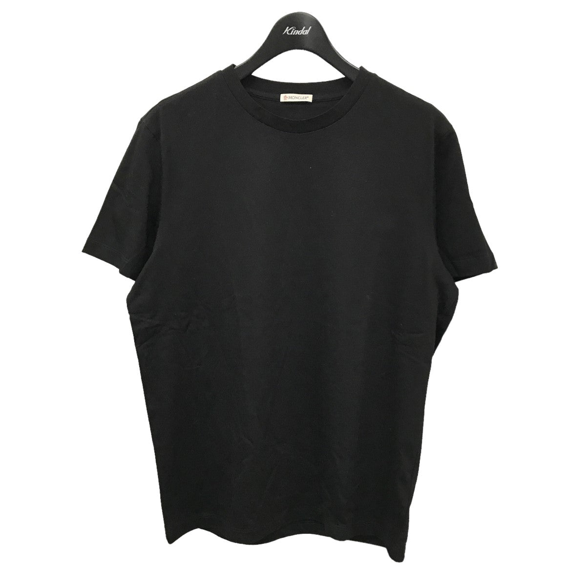 MONCLER(モンクレール) MAGLIA T-SHIRT ロゴパッチ クルーネックTシャツ H209P8C00002 829ET  H209P8C00002 ブラック サイズ M｜【公式】カインドオルオンライン ブランド古着・中古通販【kindal】