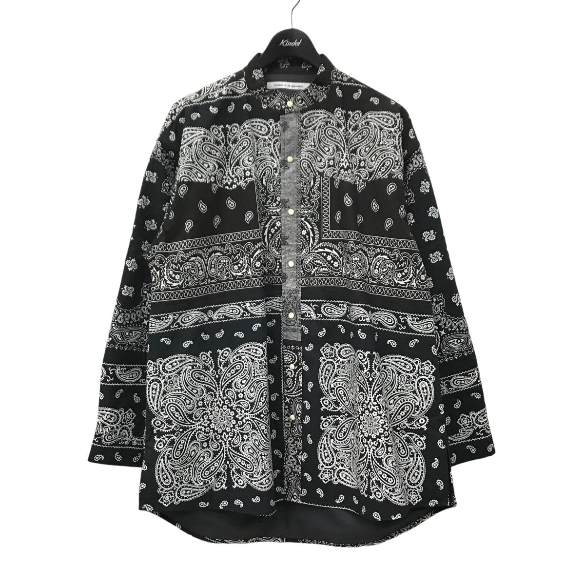 Children of the discordance(チルドレンオブザディスコーダンス) BANDANA PATCHWORK SHIRT LS  バンダナ柄 パッチワークシャツ COTDSH-112 ブラック サイズ 2｜【公式】カインドオルオンライン ブランド古着・中古通販【kindal】