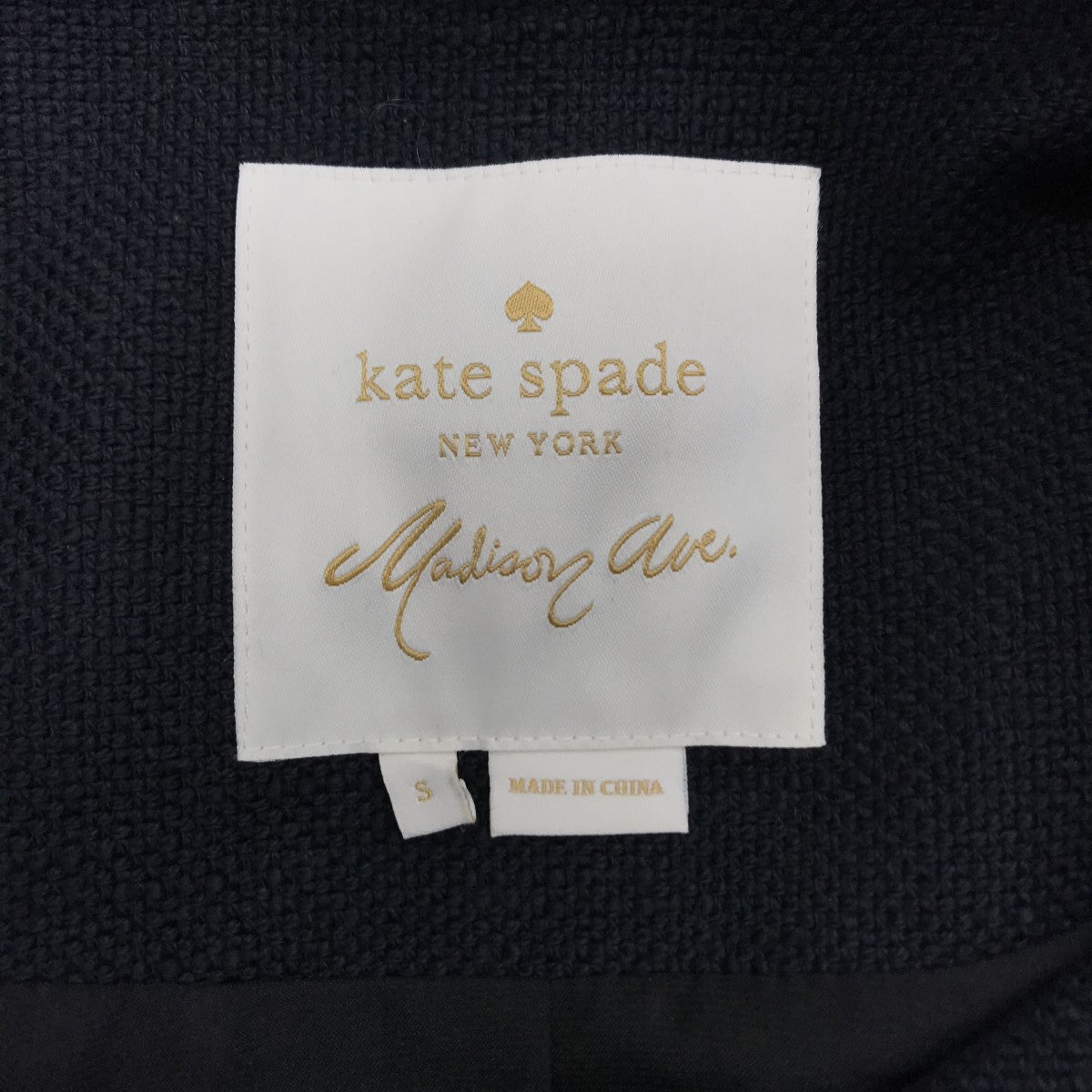 Madison avenue collection レース切替 キャンバス地コート  NJMU8693