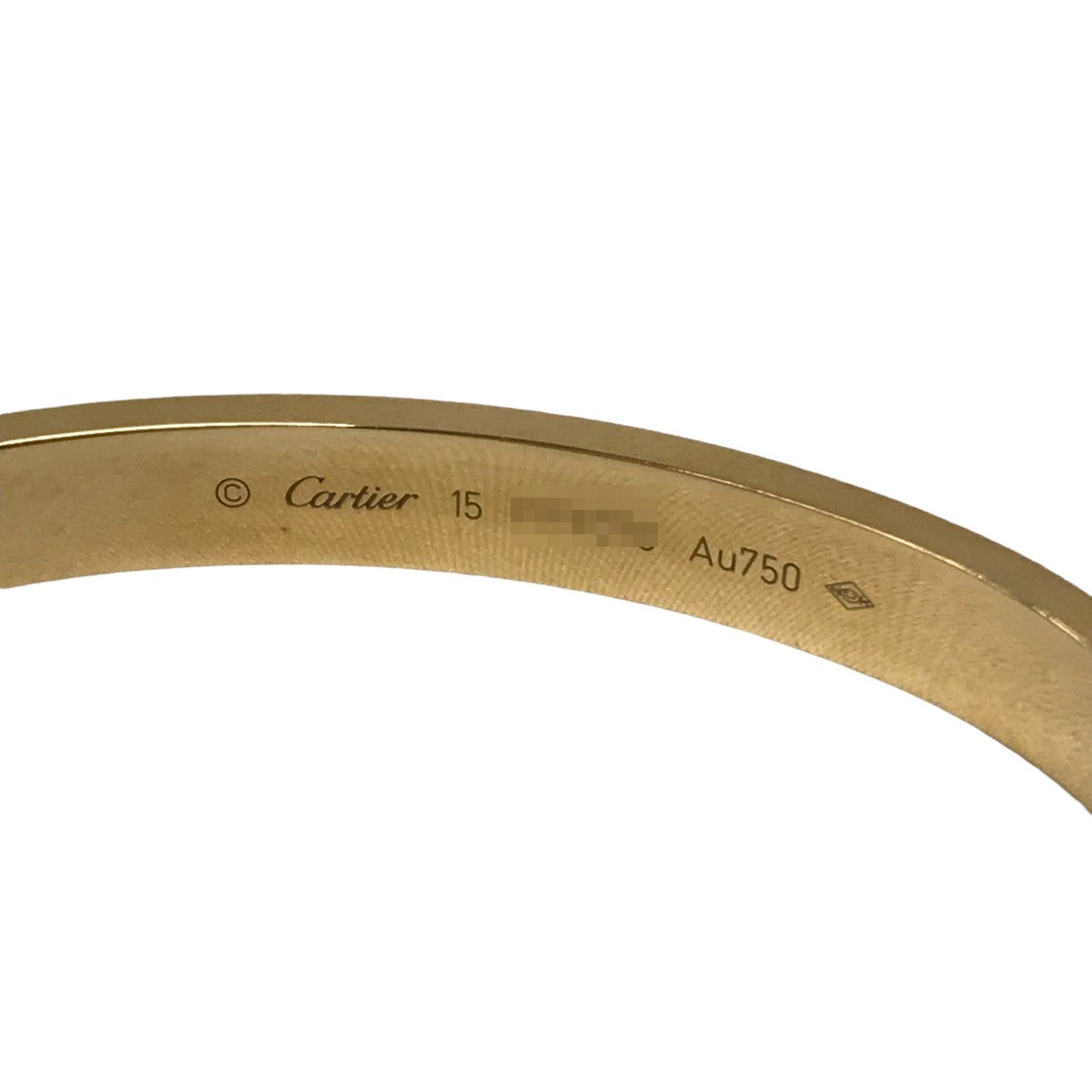 Cartier(カルティエ) ラブ ブレスレット K18 28．4g CRB6035515