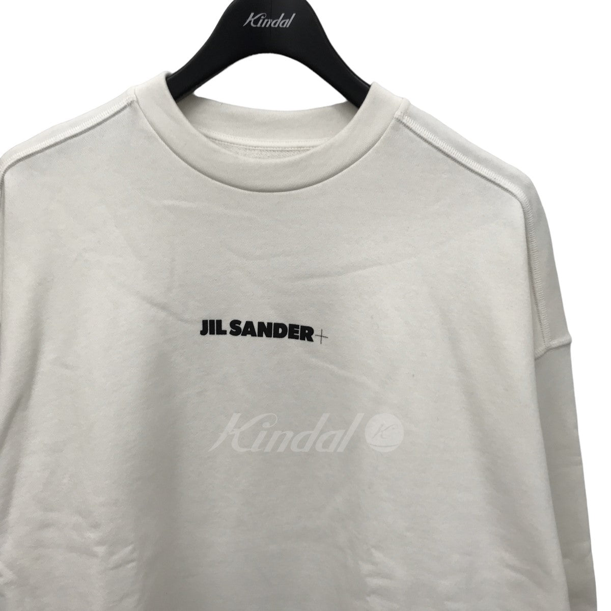 JIL SANDER+(ジルサンダープラス) ロゴプリント クルーネックスウェット J40GU0001