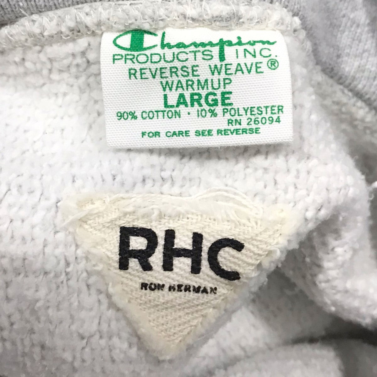 Champion×RHC Ron Herman ダメージ加工プルオーバーパーカー 大阪店限定 REVERSE WEAVE リバースウィーブ  C8-G111 C8-G111 グレー サイズ L｜【公式】カインドオルオンライン ブランド古着・中古通販【kindal】