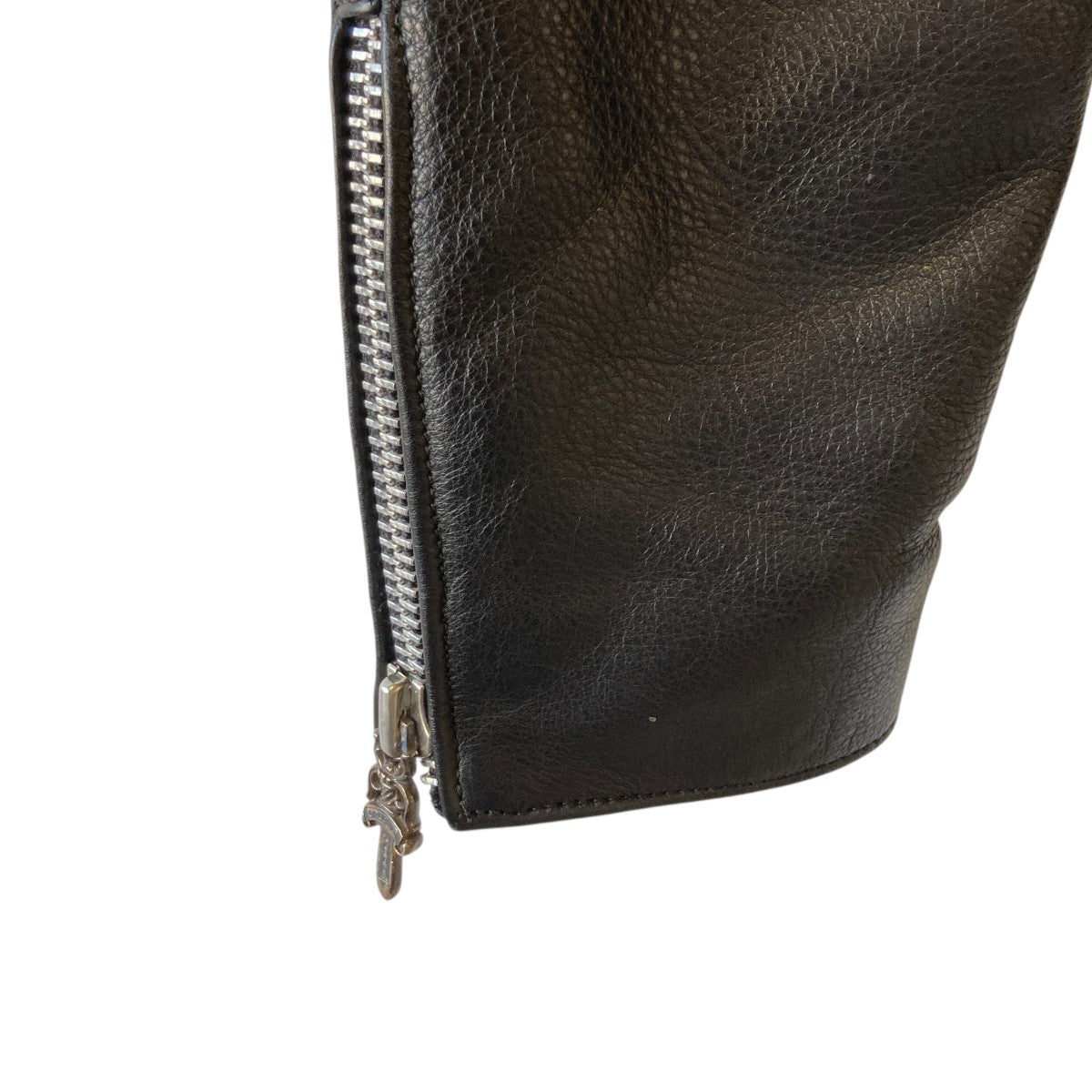 CHROME HEARTS JJ DEAN ダガージップレザーダブルライダース ジャケット の古着・中古アイテム