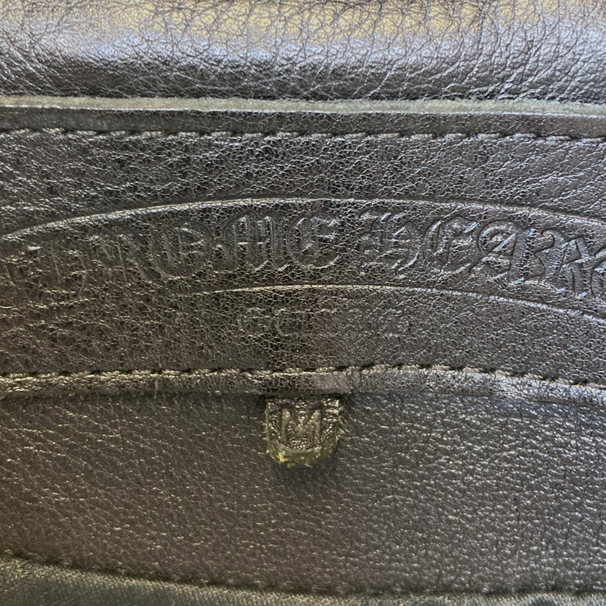 CHROME HEARTS JJ DEAN ダガージップレザーダブルライダース ジャケット の古着・中古アイテム