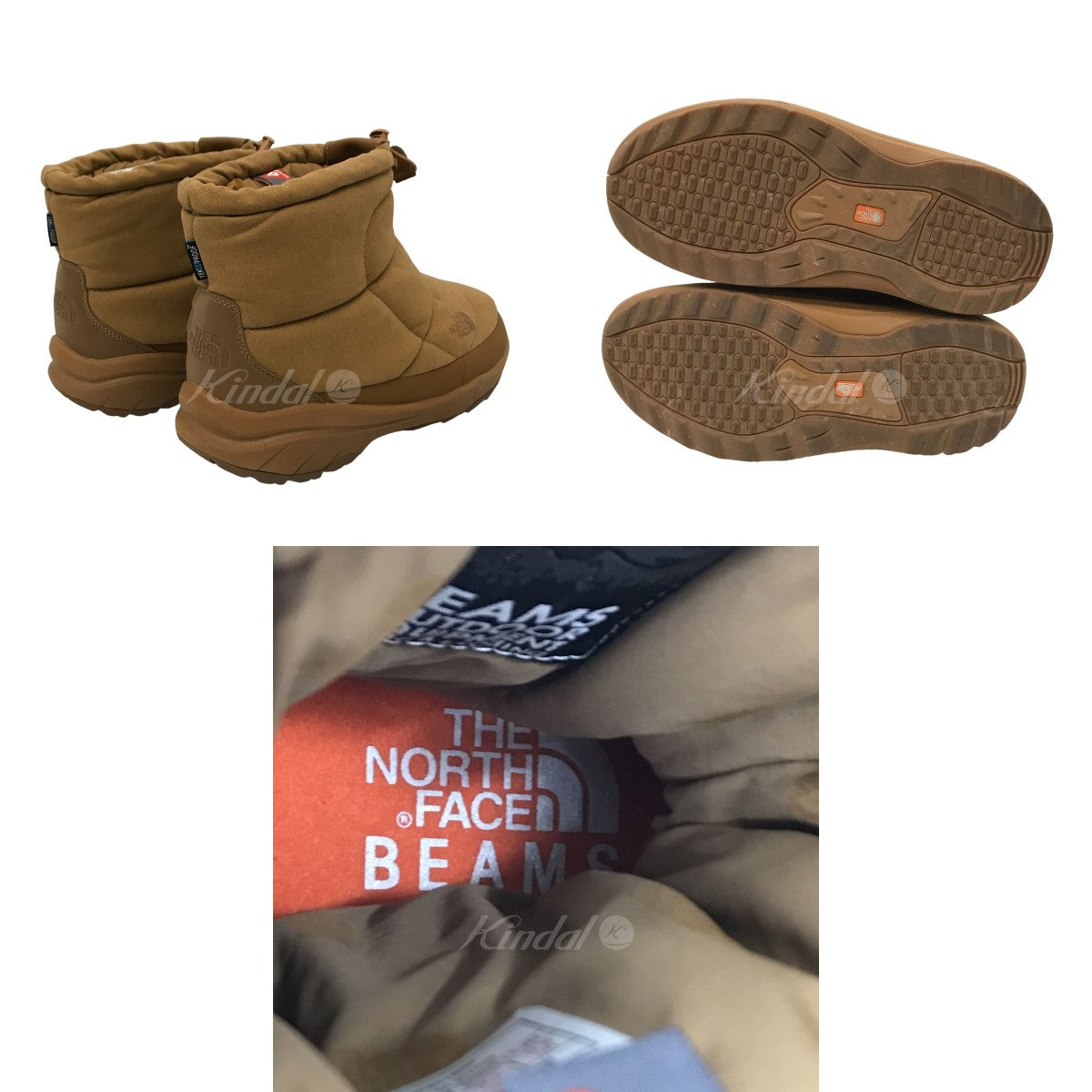 BEAMS×THE NORTH FACE(ビームス×ザノースフェイス) 別注 NUPTSE BOOTIE WP SHORT ヌプシ ブーティ―  NF51586B