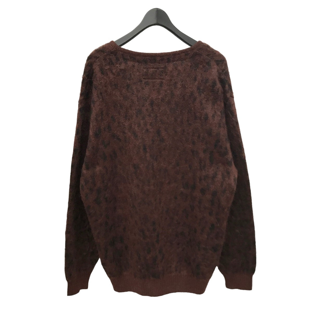 WACKO MARIA(ワコマリア) LEOPARD HEAVY MOHAIR CARDIGAN モヘアカーディガン ブラウン サイズ  L｜【公式】カインドオルオンライン ブランド古着・中古通販【kindal】