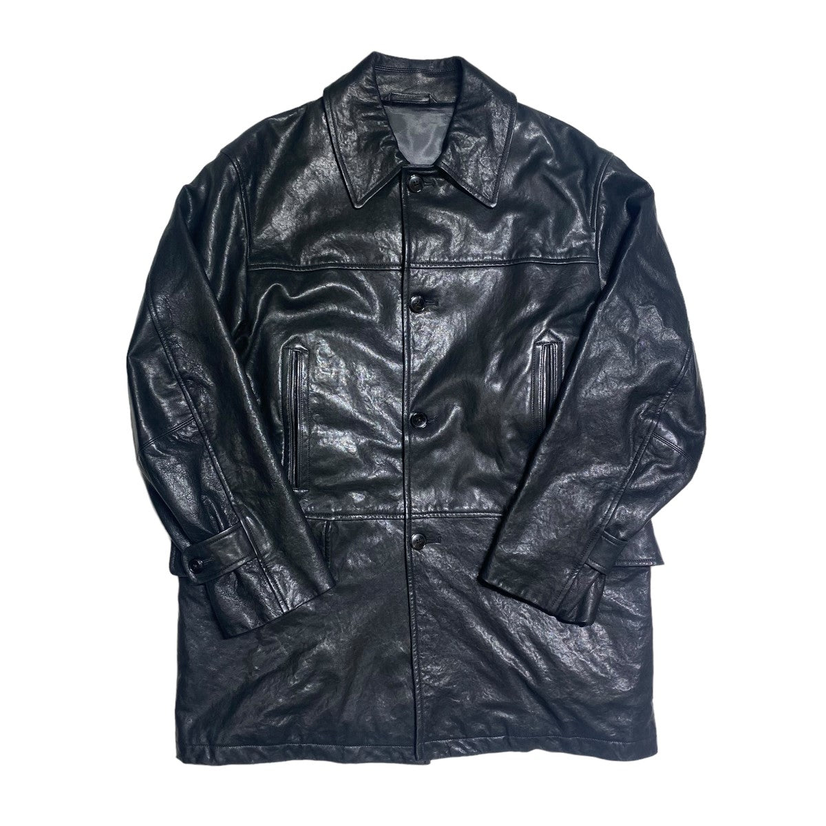 2022AW LAMB LEATHER COAT レザーコート／W03 04009