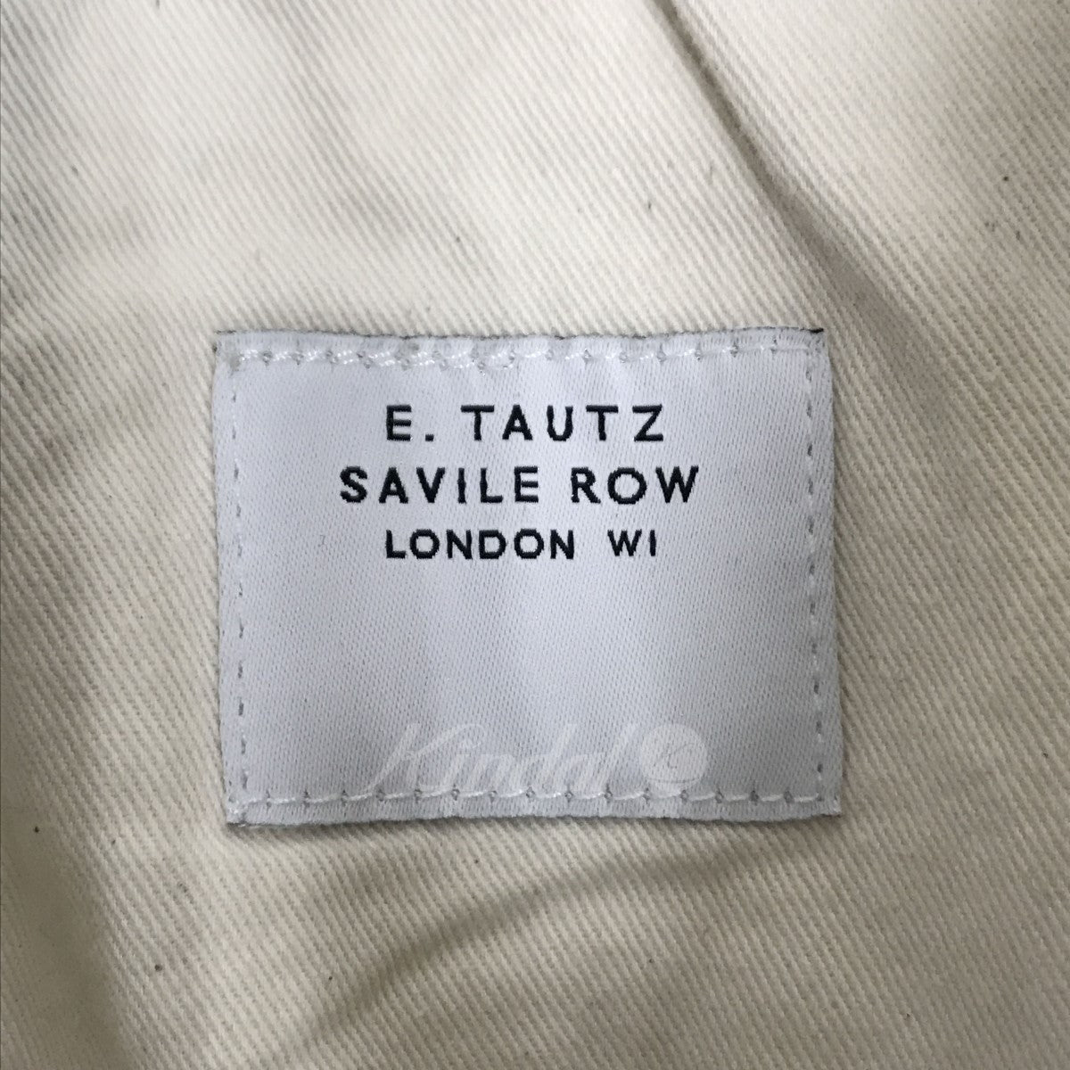 E．TAUTZ(イートウツ) CORE FIELD TROUSERS DENIM デニムパンツ カーキ サイズ 32｜【公式】カインドオルオンライン  ブランド古着・中古通販【kindal】