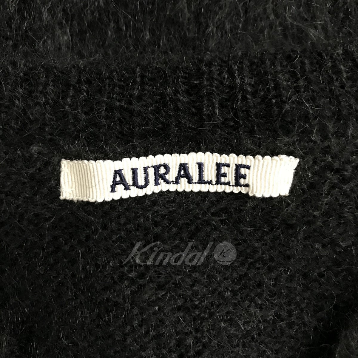 AURALEE(オーラリー) Brushed Super Kid Mohair Knit P／O モヘヤニット A23AP02KM A23AP02KM  ダークグレー サイズ 15｜【公式】カインドオルオンライン ブランド古着・中古通販【kindal】