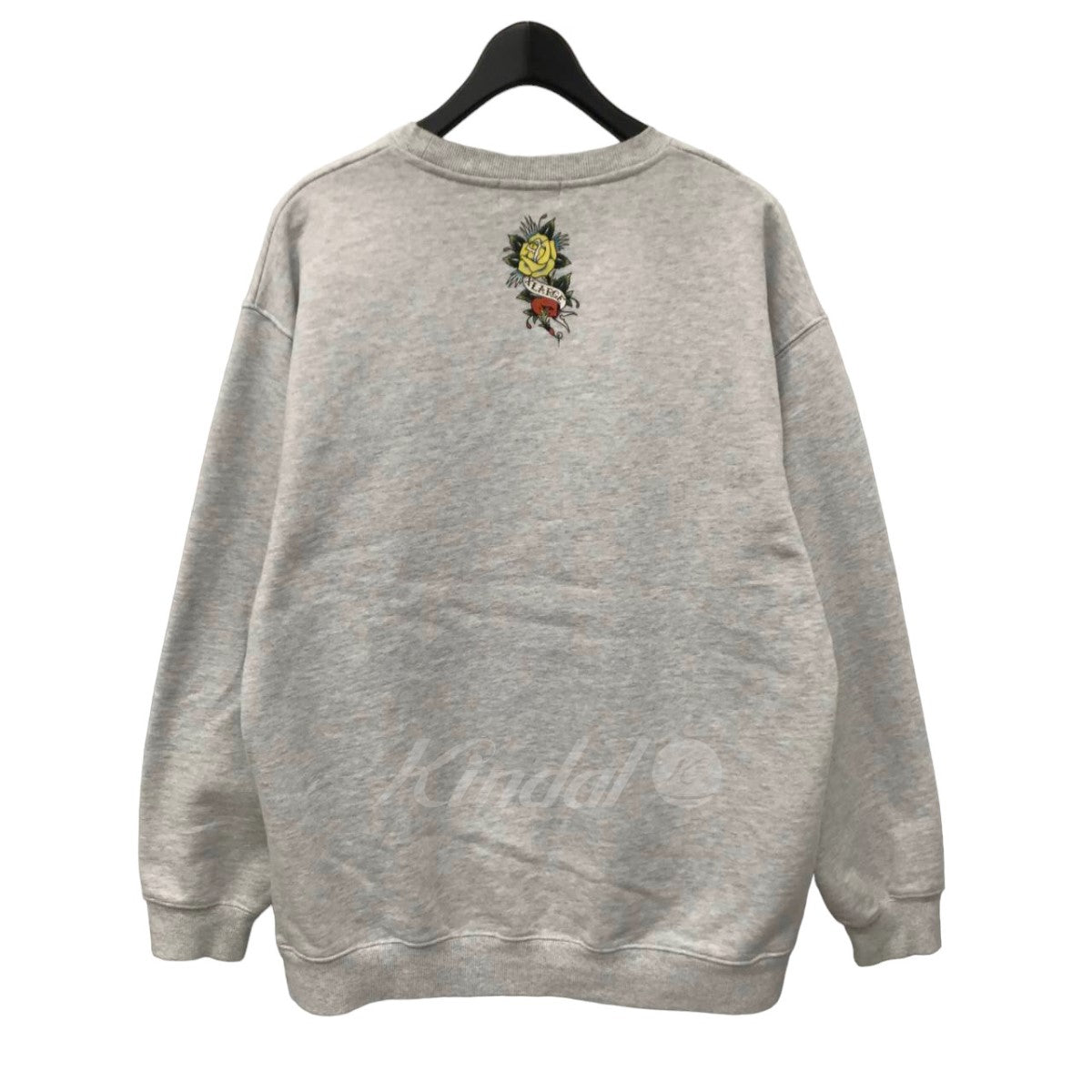 X-LARGE×EDHARDY CREWNECK SWEAT スカルプリント クルーネックスウェット 101223012029  101223012029 グレー サイズ L｜【公式】カインドオルオンライン ブランド古着・中古通販【kindal】