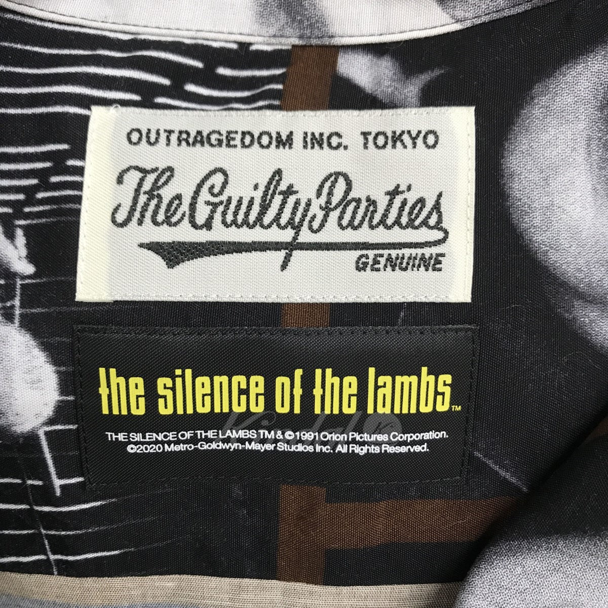 WACKO MARIA×THE SILENCE OF THE LAMBS S／S HAWAIIAN SHIRT (TYPE-1) ハンニバル  アロハシャツ ブラック×ブラウン サイズ 13｜【公式】カインドオルオンライン ブランド古着・中古通販【kindal】