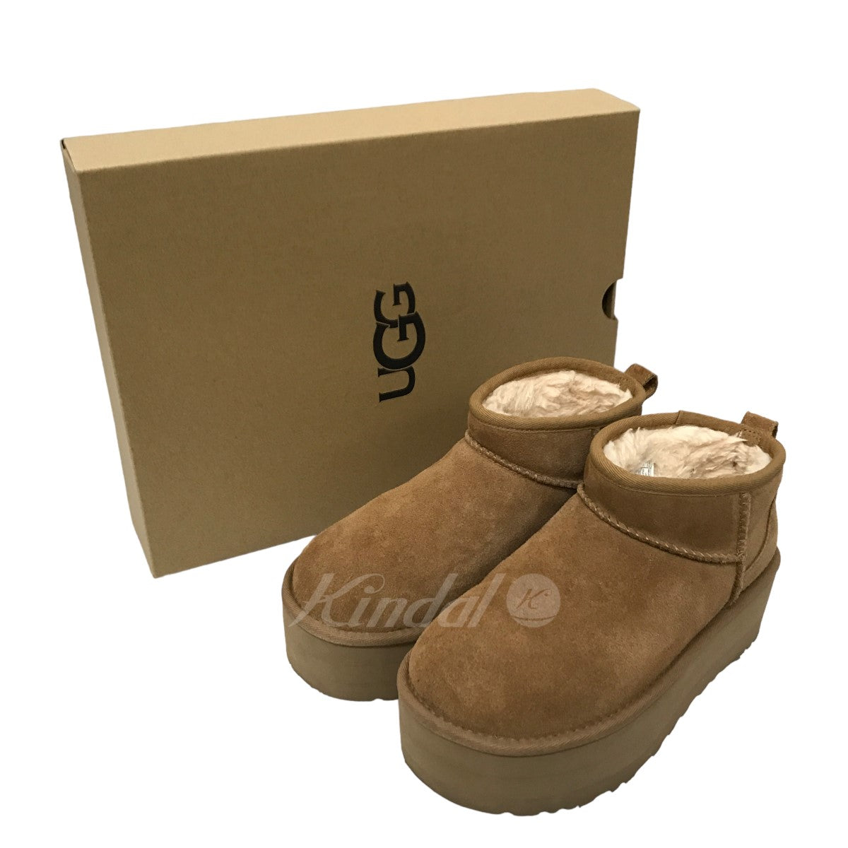 UGG(アグ) W CLASSIC ULTRA MINI PLATFORM ムートンブーツ 1135092 1135092 チェスナット サイズ  US5｜【公式】カインドオルオンライン ブランド古着・中古通販【kindal】