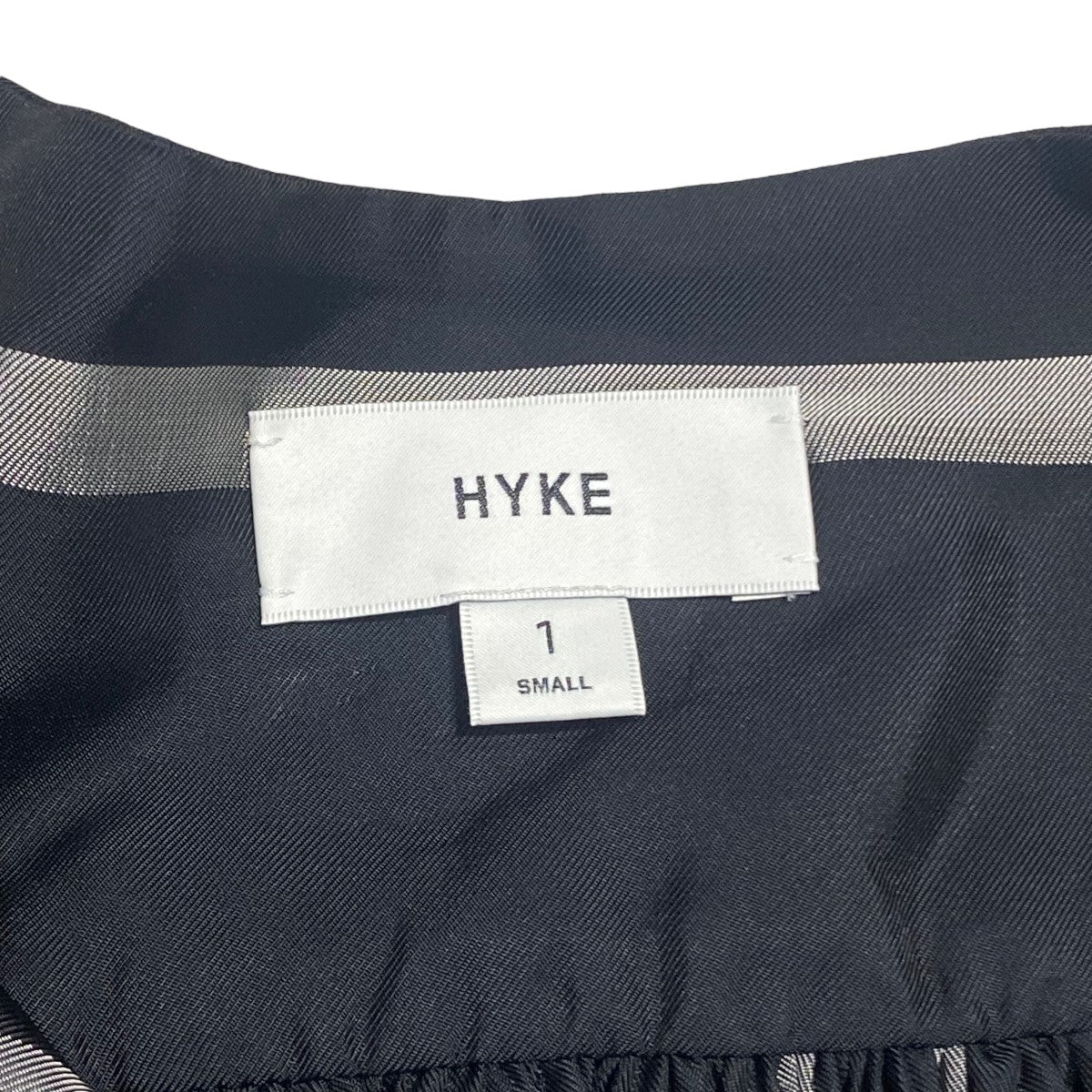 HYKE(ハイク) CUPRO CHECK PUSSY BOW BLOUSEチェックブラウス232