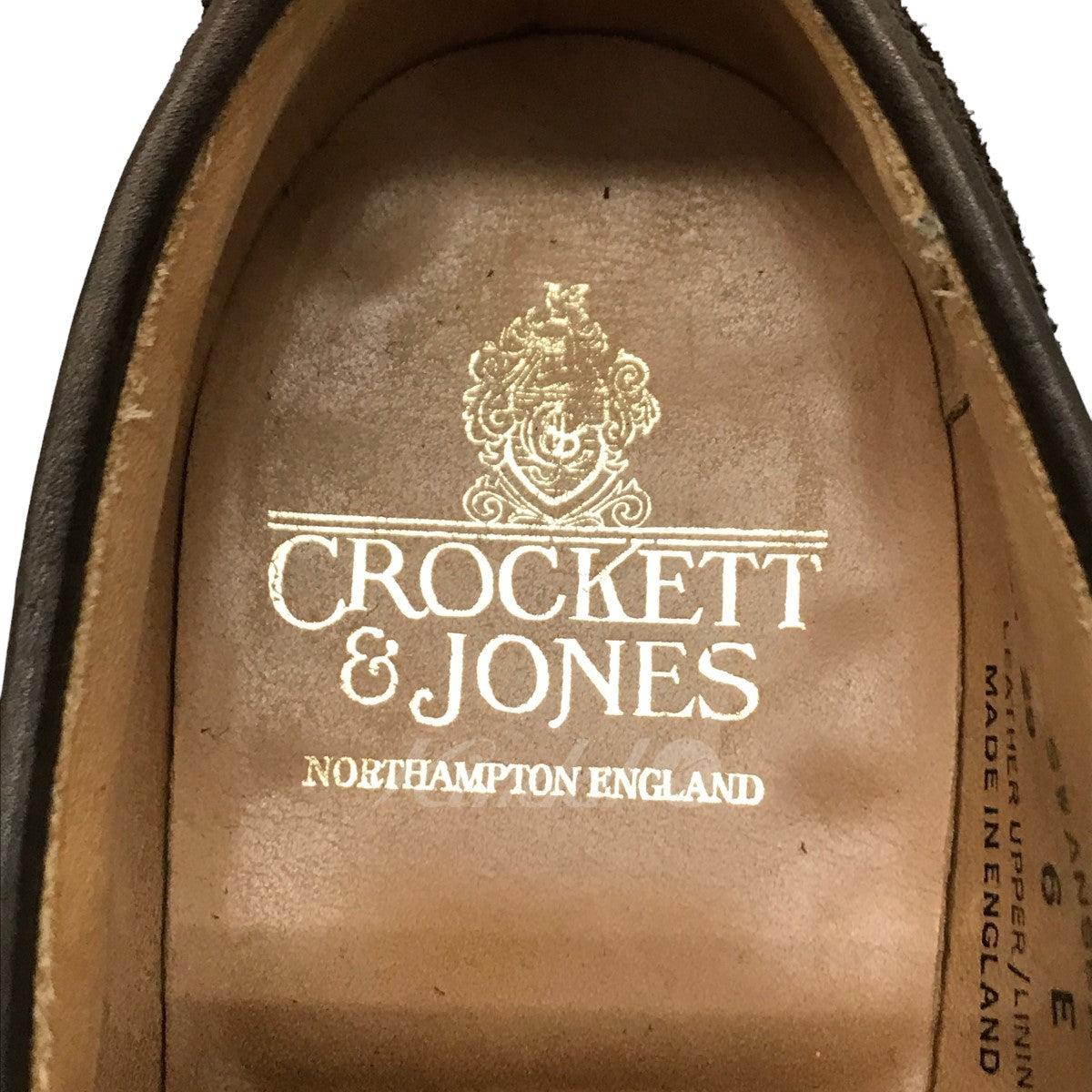 Crockett＆Jones(クロケットアンドジョーンズ) SWANSEA ウィングチップ スウェードレザーシューズ 9881