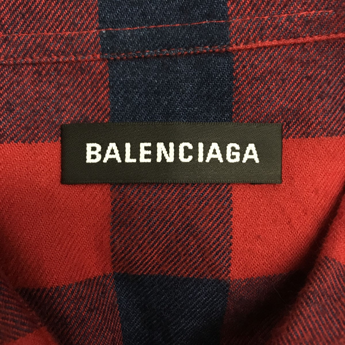 BALENCIAGA(バレンシアガ) オーバーサイズチェックシャツ534326