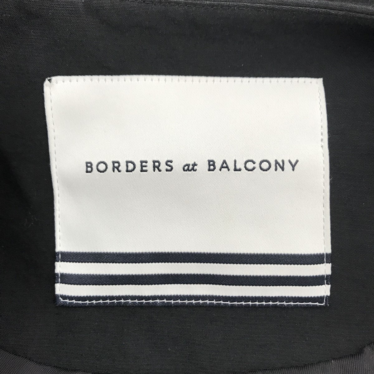 BORDERS AT BALCONY(ボーダーズ アット バルコニー) PEPLUM ZIP VEST ジップベスト BD2211-3M-08  BD2211-3M-08 ブラック サイズ 36｜【公式】カインドオルオンライン ブランド古着・中古通販【kindal】