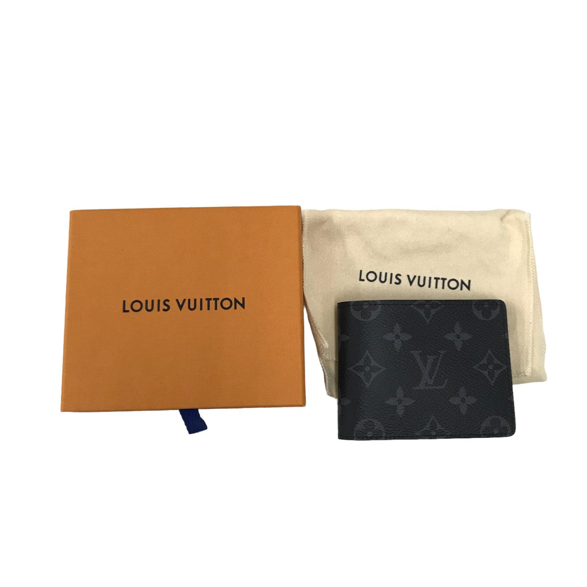 LOUIS VUITTON(ルイヴィトン) ポルトフォイユ・スレンダー モノグラム エクリプス 2つ折り財布 M62294 M62294 CT0119  ブラック｜【公式】カインドオルオンライン ブランド古着・中古通販【kindal】