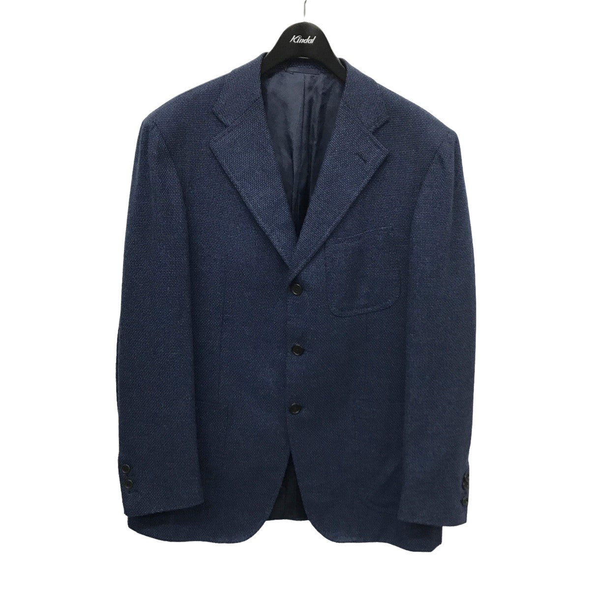 Sartoria Partenopea(サルトリアパルテノペア) カシミヤ3Bテーラードジャケット 6734 6734 ネイビー サイズ  16｜【公式】カインドオルオンライン ブランド古着・中古通販【kindal】