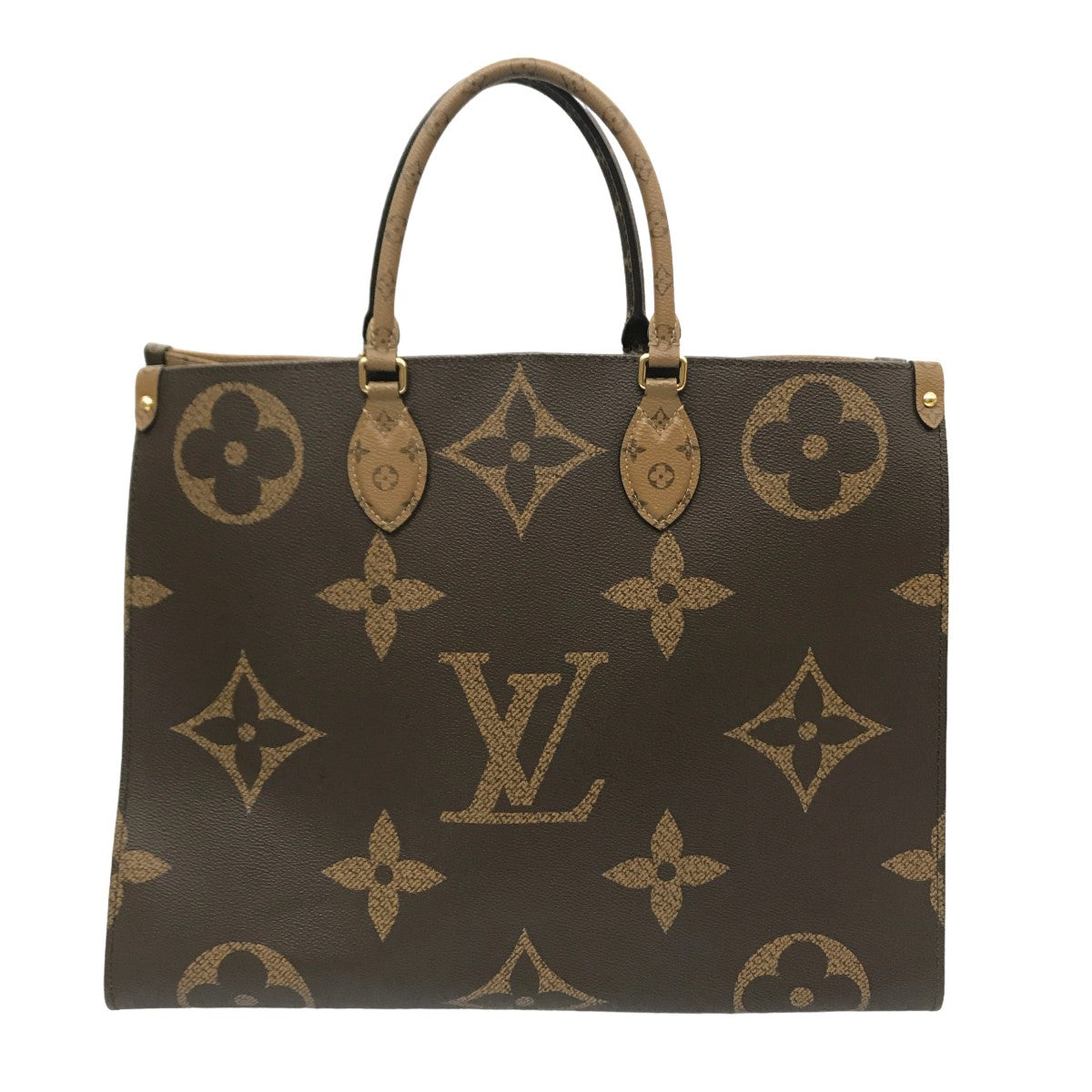 LOUIS VUITTON(ルイヴィトン) オンザゴーGM モノグラム ジャイアント トートバッグ M44576 M44576  製造番号なし(RFID対応品) ブラウン｜【公式】カインドオルオンライン ブランド古着・中古通販【kindal】