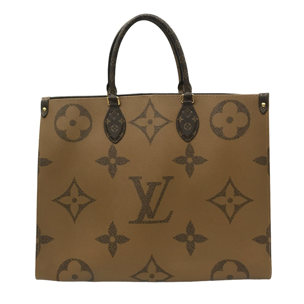 LOUIS VUITTON(ルイヴィトン) オンザゴーGM モノグラム ジャイアント トートバッグ M44576 M44576  製造番号なし(RFID対応品) ブラウン｜【公式】カインドオルオンライン ブランド古着・中古通販【kindal】