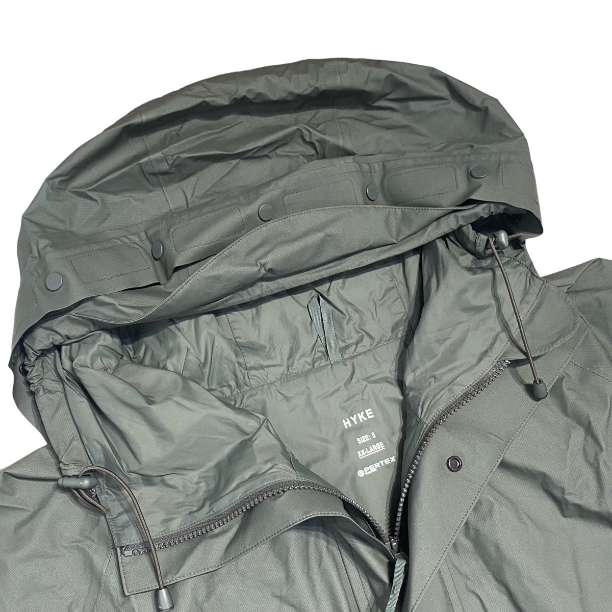 HYKE(ハイク) PERTEX ECWCS JACKETエスワックスジャケット212-17315 212-17315 カーキ サイズ  5/XXL｜【公式】カインドオルオンライン ブランド古着・中古通販【kindal】