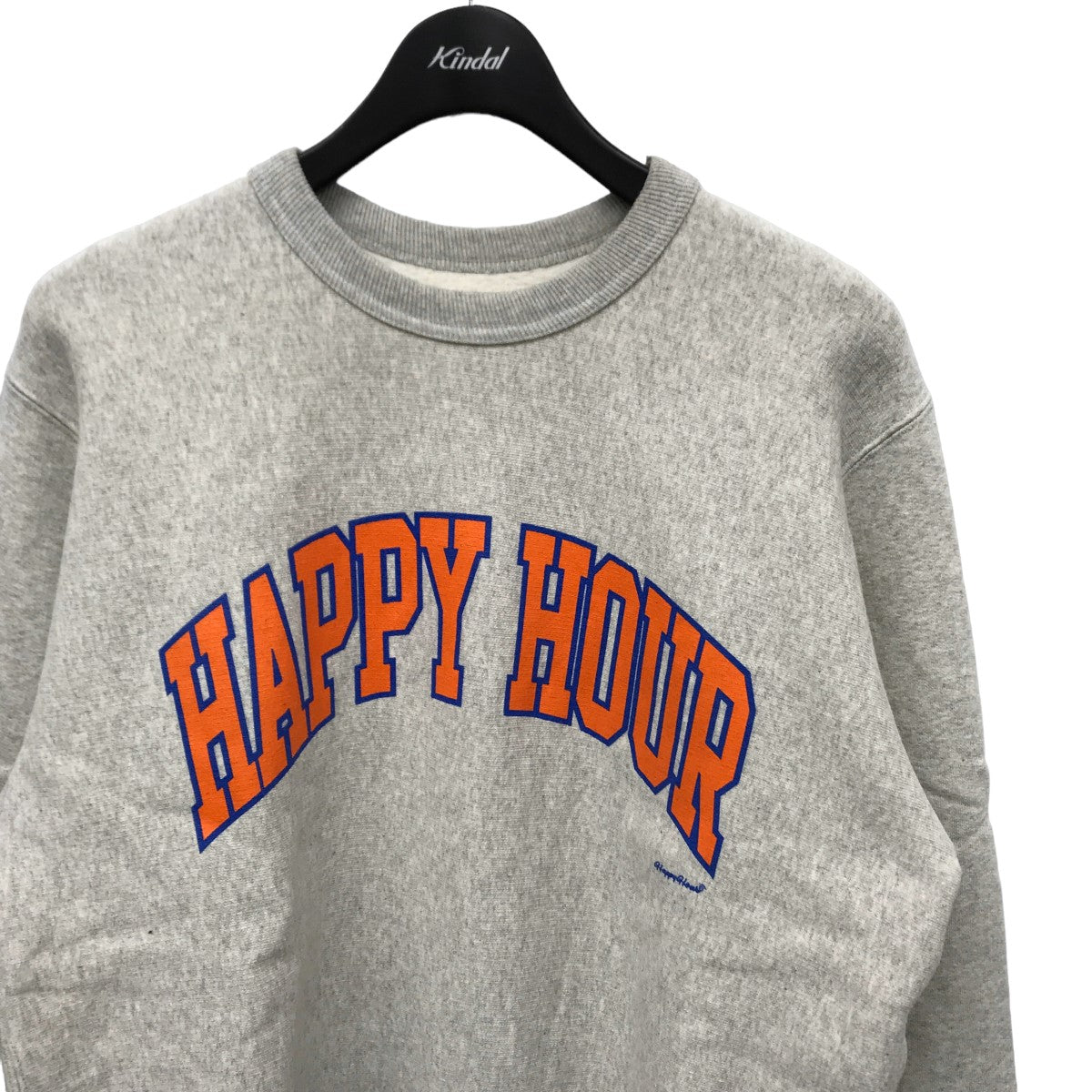 TACOMA FUJI RECORDS(タコマフジレコード) HAPPY HOUR COLLEGE LOGO SWEAT クルーネックスウェット