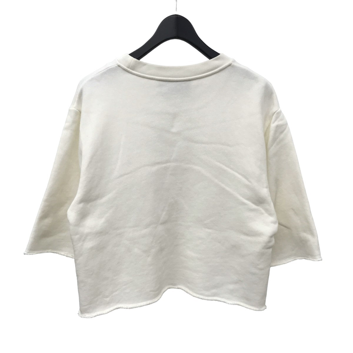 クロップド カットオフ プリント 半袖スウェット 624626 XJCUE